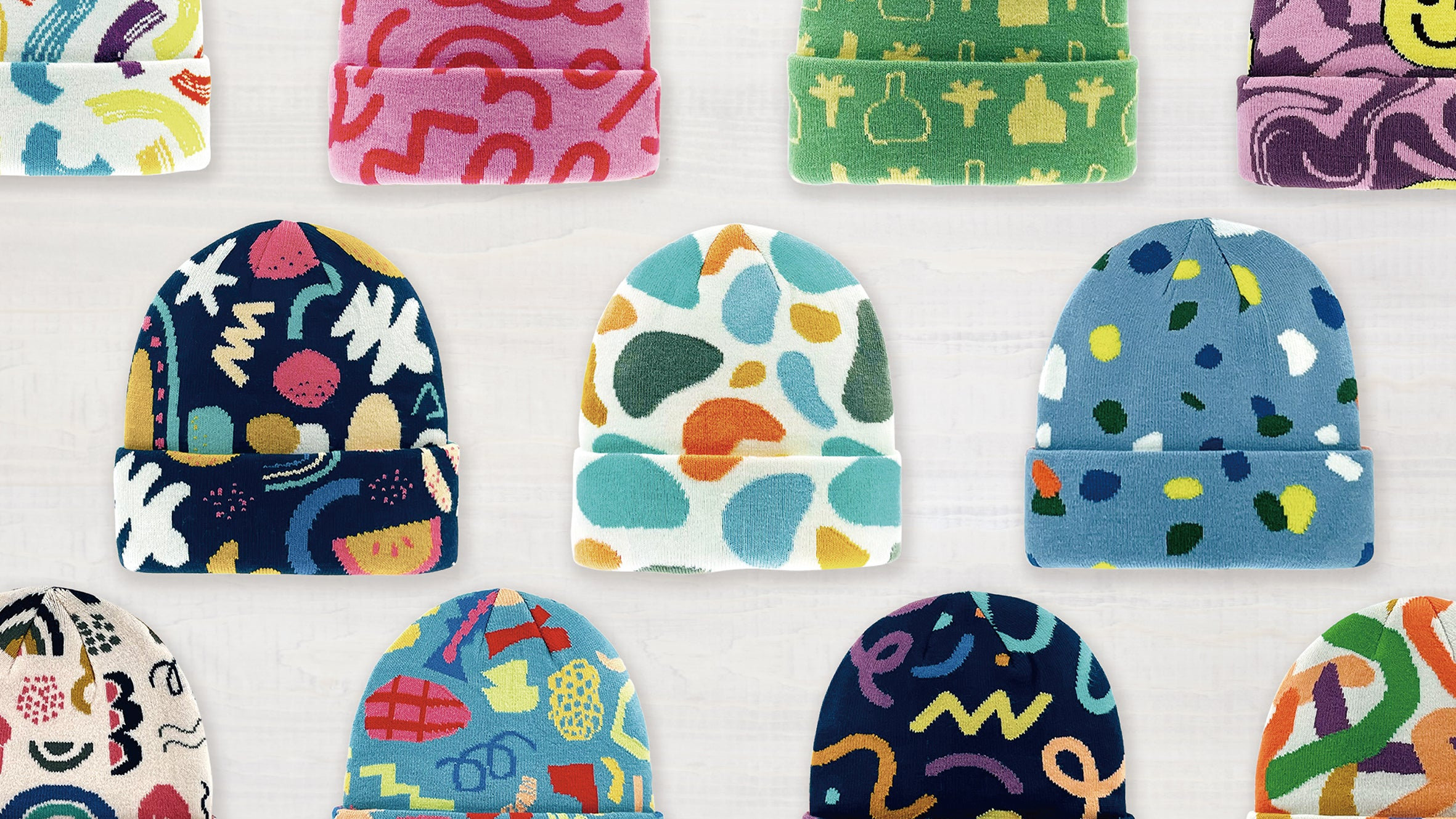 Abstract Beanie