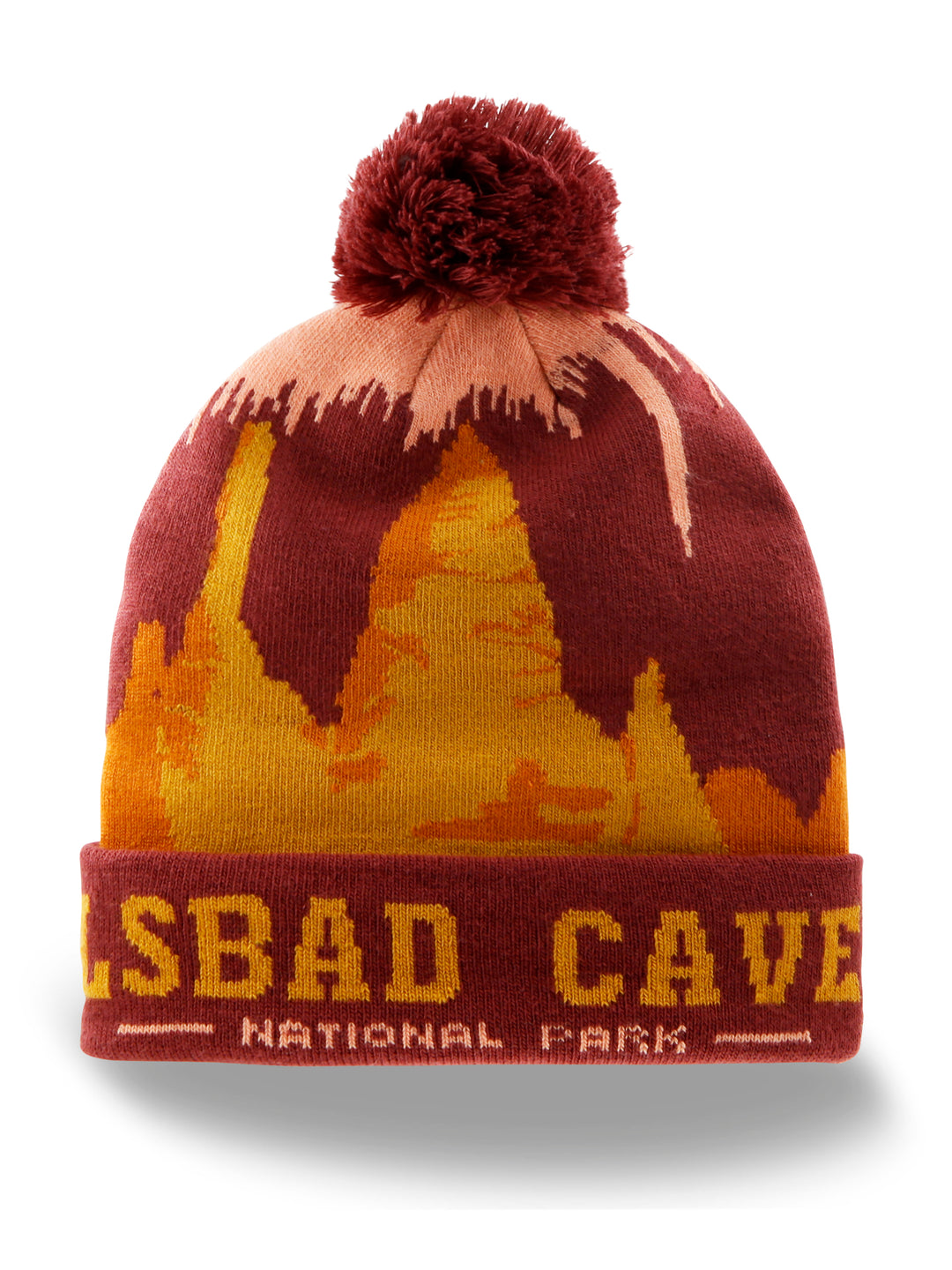 Carlsbad Caverns National Park Beanie Hat with Pom | Cave Knit Hiking Gift