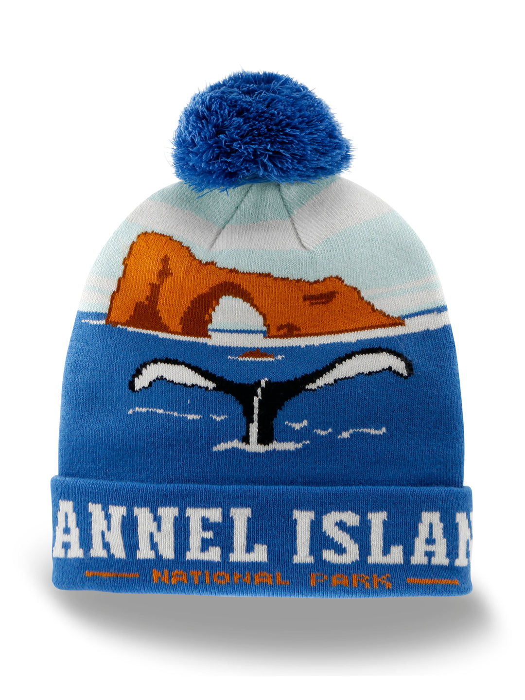 Channel Islands National Park Beanie Hat with Pom Pom Whale Watching Winter Gift