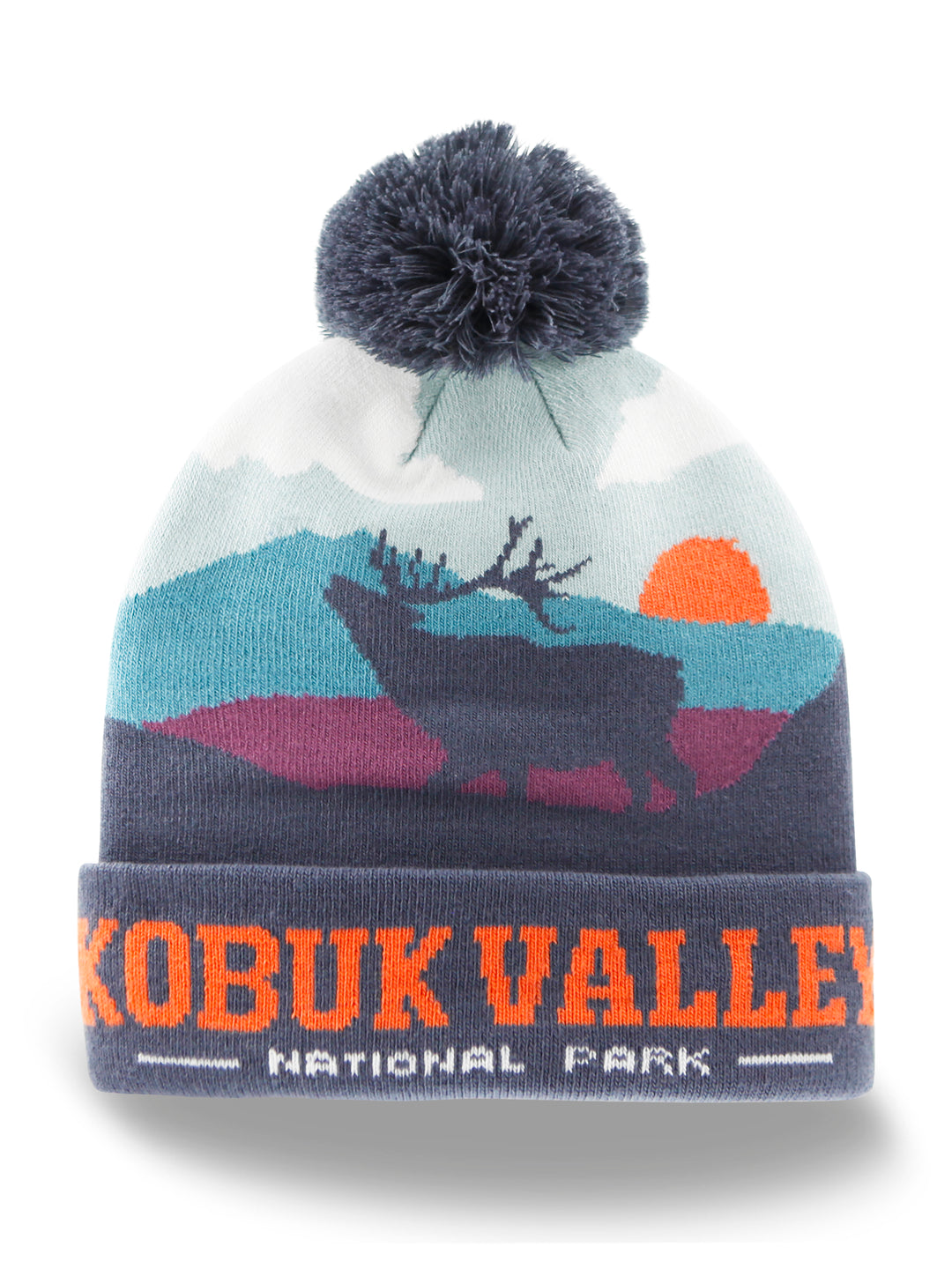 Kobuk Valley National Park Beanie Winter Knit Hat with Pom Pom Warm Souvenir