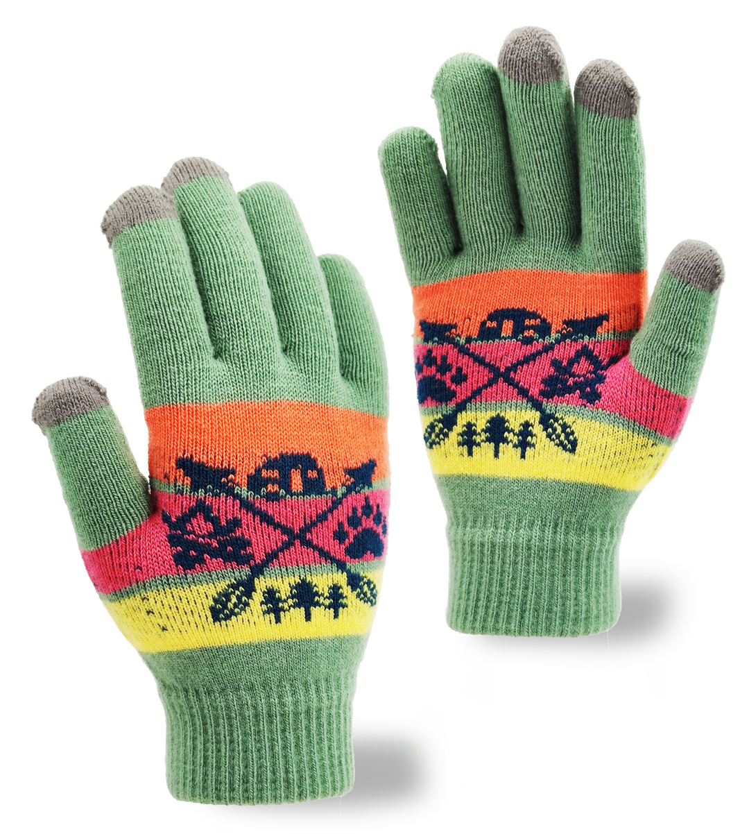 Wilderness Path Knit Gloves