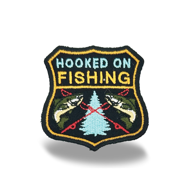 Largemouth Bass Fishing Iron On Embroidery Patch
