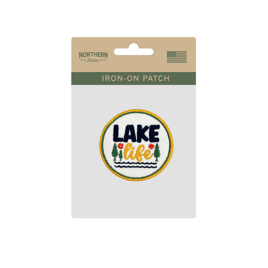 Lake Life Iron On Embroidery Patch