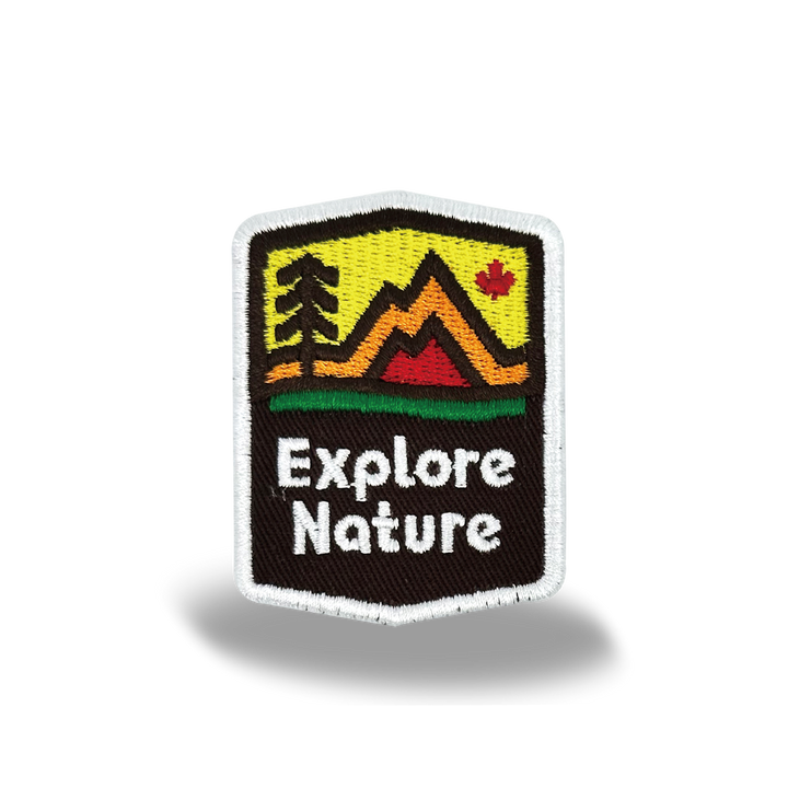 Explore Nature Iron On Embroidery Patch