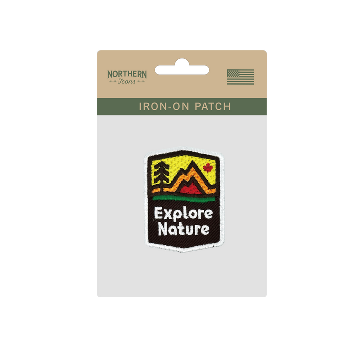 Explore Nature Iron On Embroidery Patch