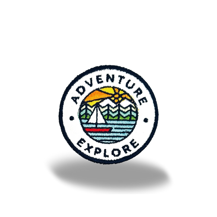Adventure Explore Iron On Embroidery Patch