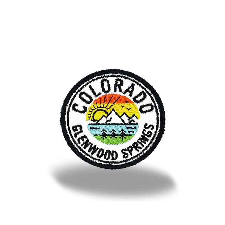 Colorado Glenwood Springs Iron On Embroidery Patch