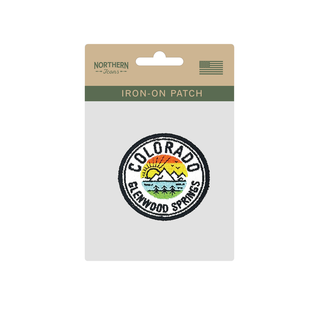 Colorado Glenwood Springs Iron On Embroidery Patch