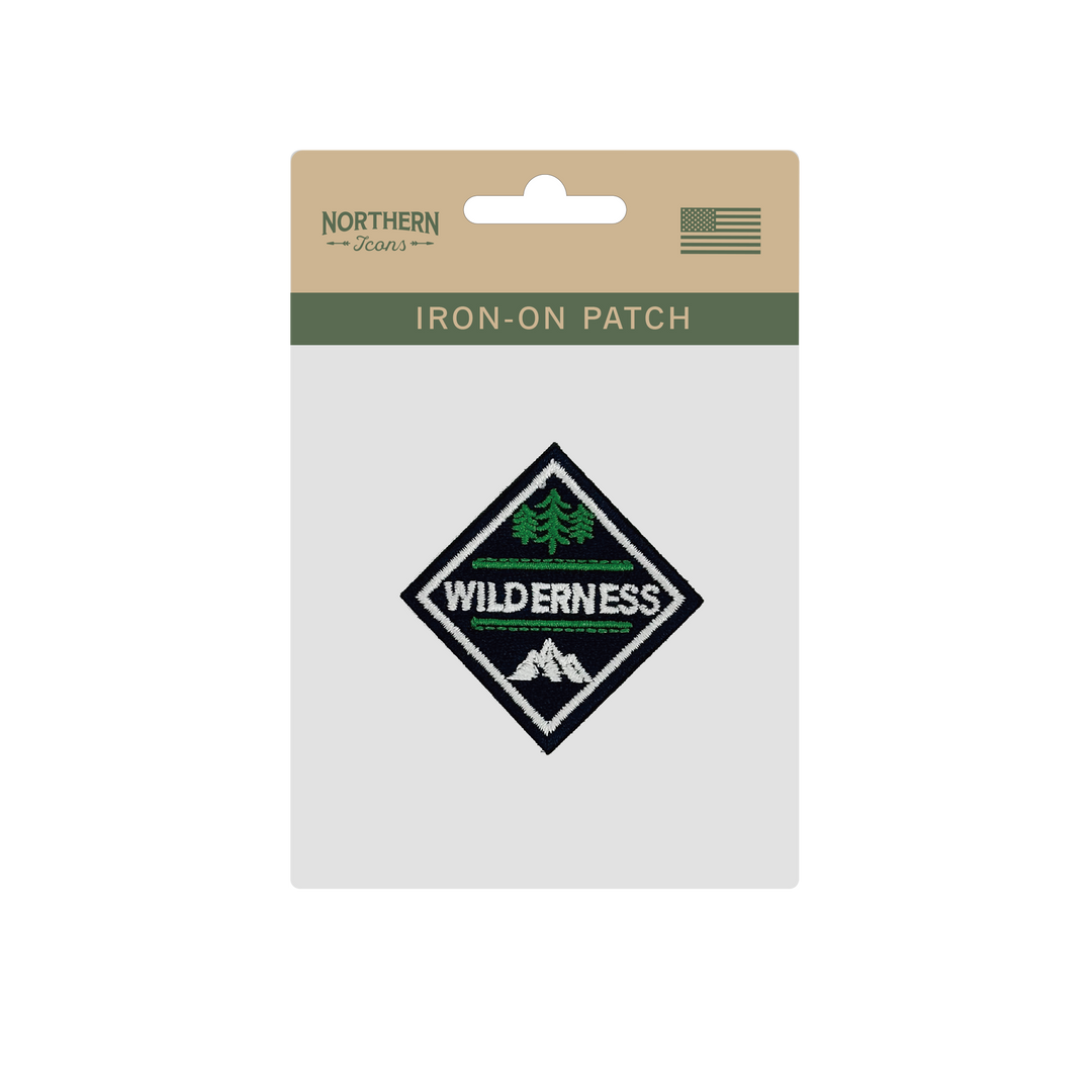 Wilderness Adventure Iron On Embroidery Patch
