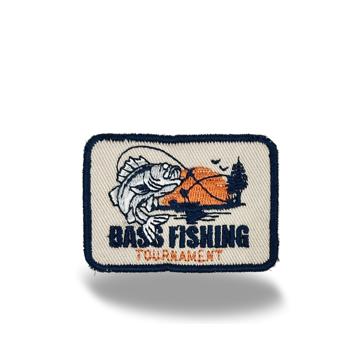 Largemouth Bass – Tournament Style Iron On Embroidery Patch
