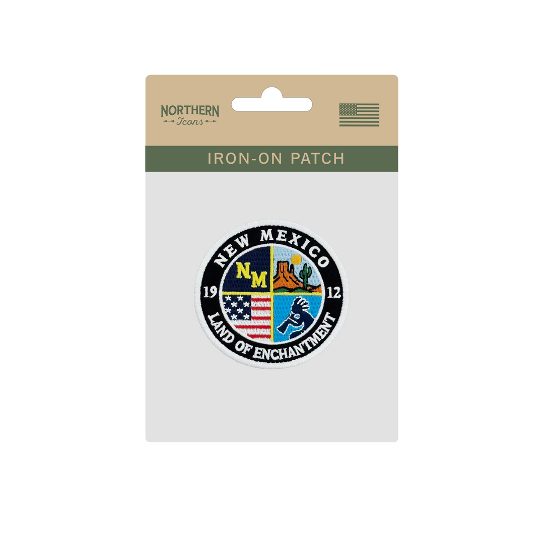 New Mexico Round Embroidered Patch Southwest Heritage Badge