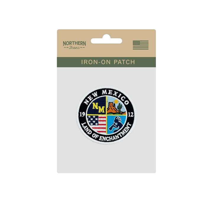 New Mexico Round Embroidered Patch Southwest Heritage Badge