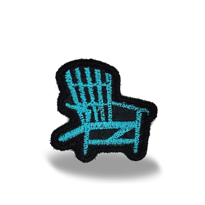 Adirondack Chair Iron On Embroidery Patch