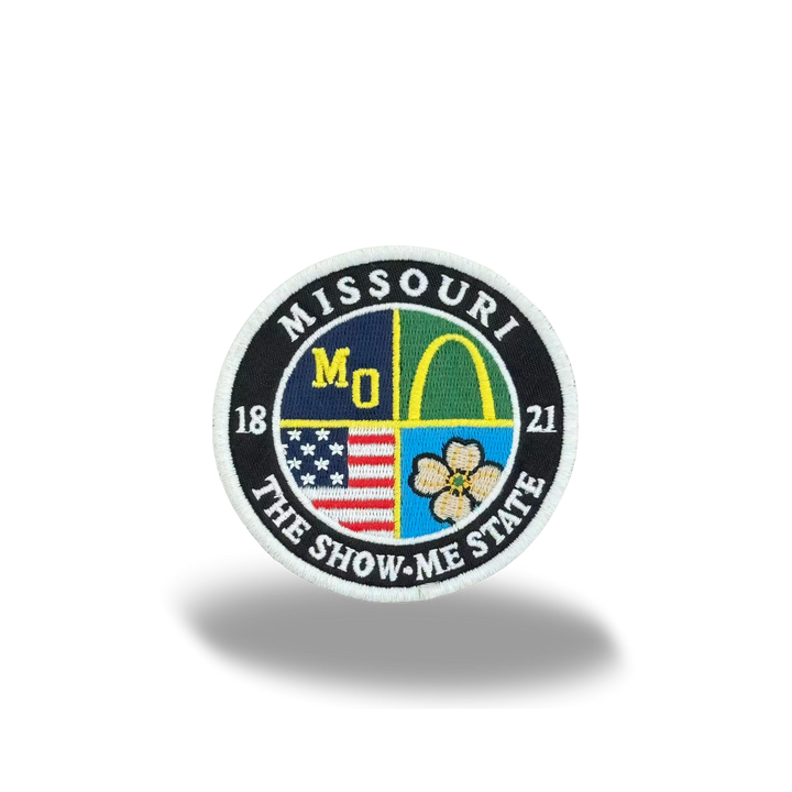 Missouri Embroidered Patch ¨C The Show-Me State Round Badge