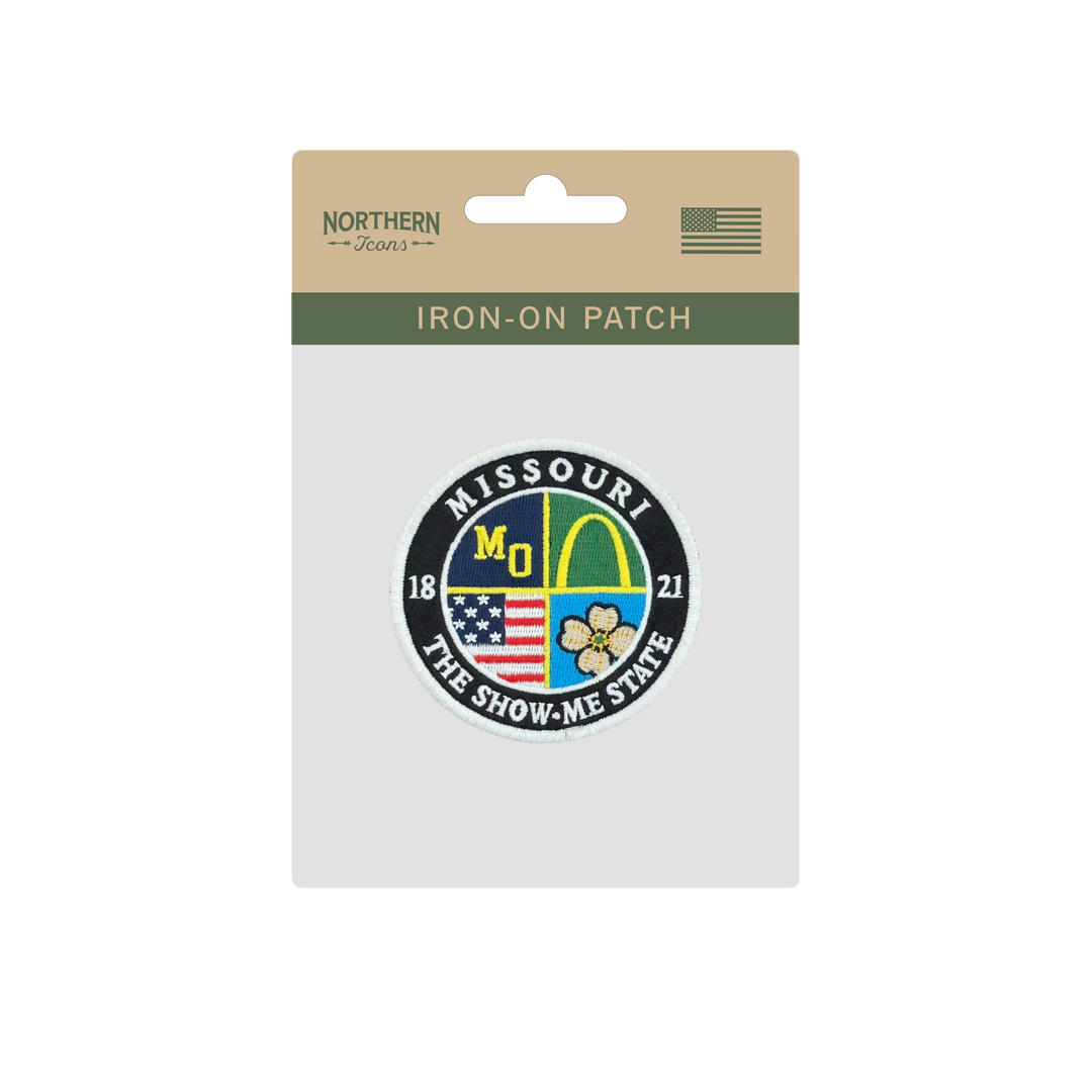 Missouri Embroidered Patch ¨C The Show-Me State Round Badge