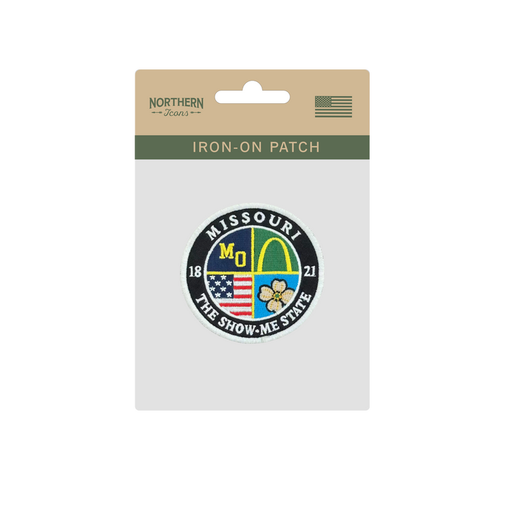 Missouri Embroidered Patch ¨C The Show-Me State Round Badge