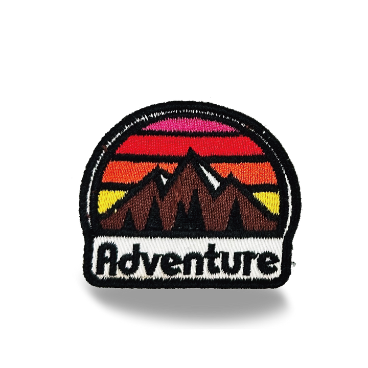 Adventure Sunset Iron On Embroidery Patch