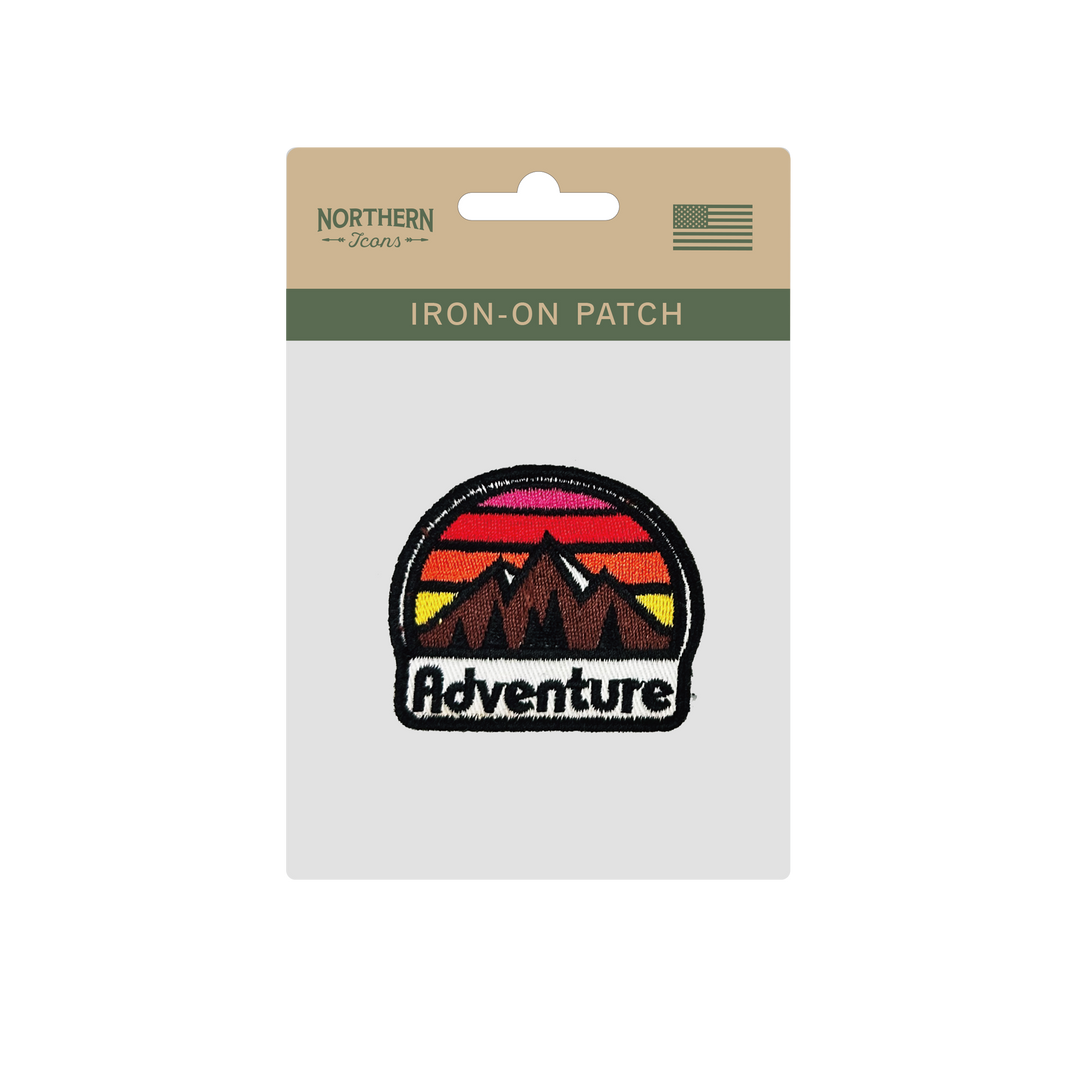 Adventure Sunset Iron On Embroidery Patch