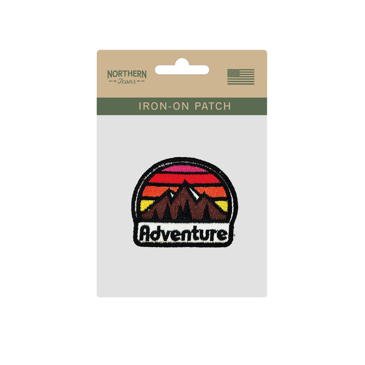 Adventure Sunset Iron On Embroidery Patch