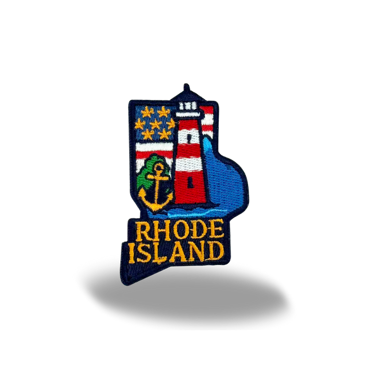 Rhode Island Washed Baseball Cap | Vintage Cotton Twill Adjustable Hat | Embroidered Coastal Travel Souvenir Cap