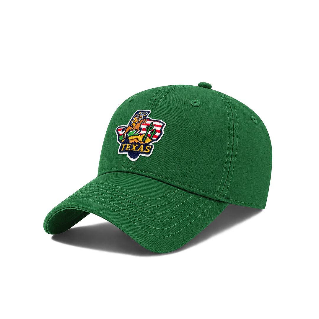 Texas As State Icons Low Profile Garment Wash Cotton Baseball Caps Mens Womens