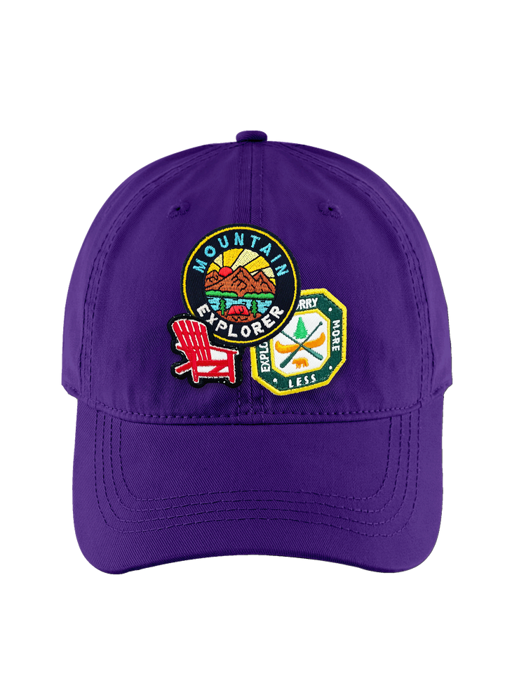 Northern Cascades Embroidered Patch Baseball Cap – Vintage Hiking Adventure Dad Hat Gift for Travelers