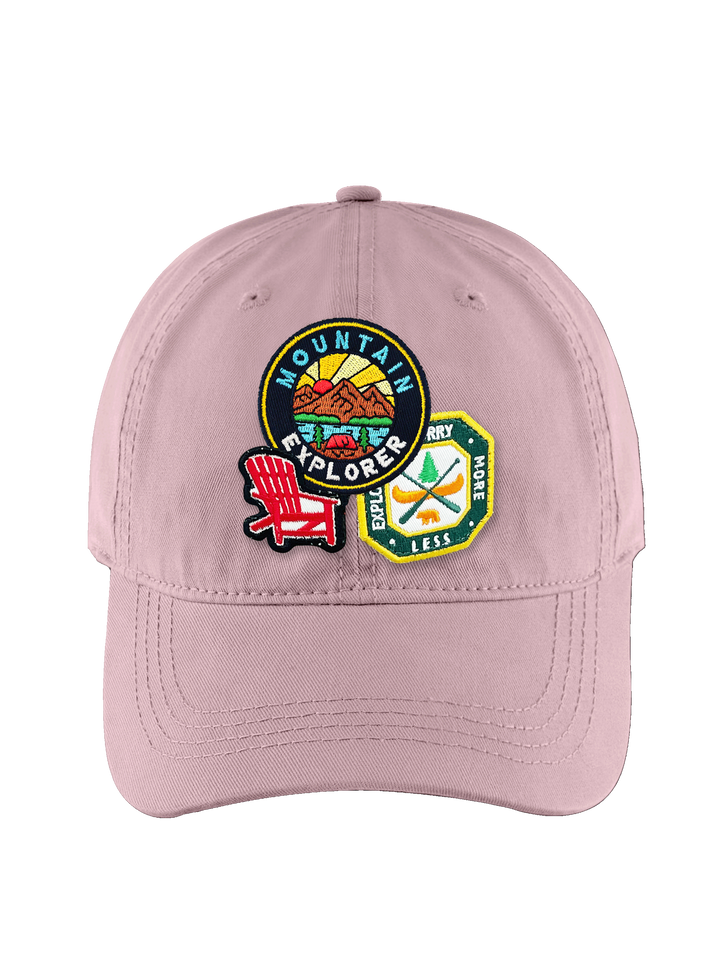 Northern Cascades Embroidered Patch Baseball Cap – Vintage Hiking Adventure Dad Hat Gift for Travelers