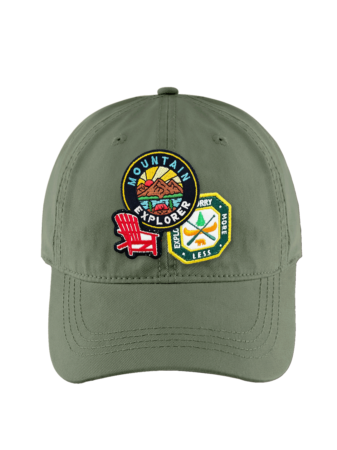 Northern Cascades Embroidered Patch Baseball Cap – Vintage Hiking Adventure Dad Hat Gift for Travelers