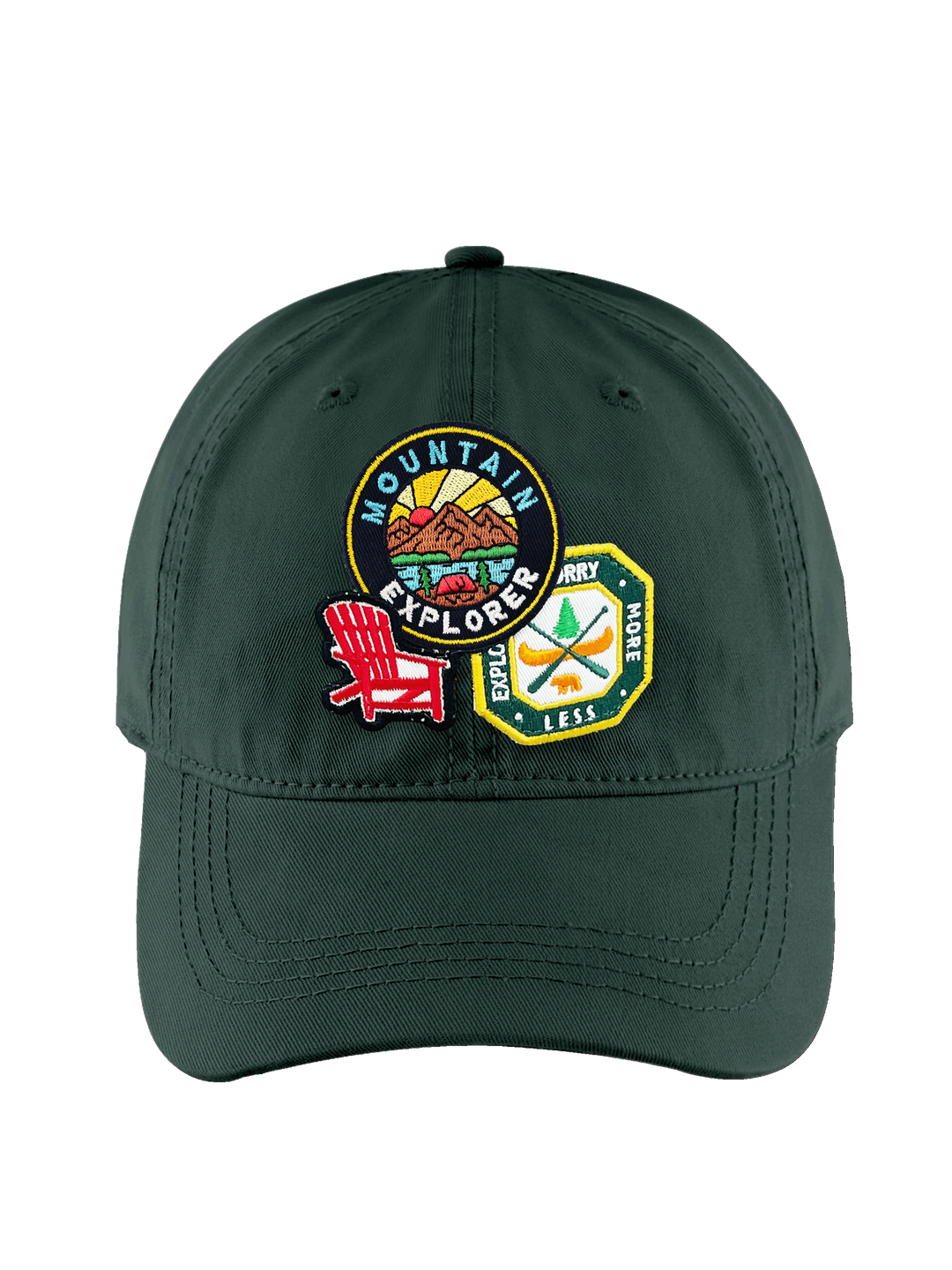 Northern Cascades Embroidered Patch Baseball Cap – Vintage Hiking Adventure Dad Hat Gift for Travelers