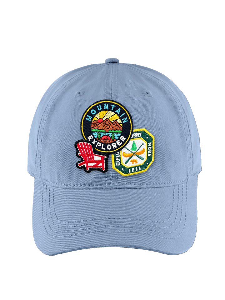 Northern Cascades Embroidered Patch Baseball Cap – Vintage Hiking Adventure Dad Hat Gift for Travelers