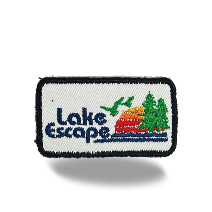 Lake Escape Iron On Embroidery Patch
