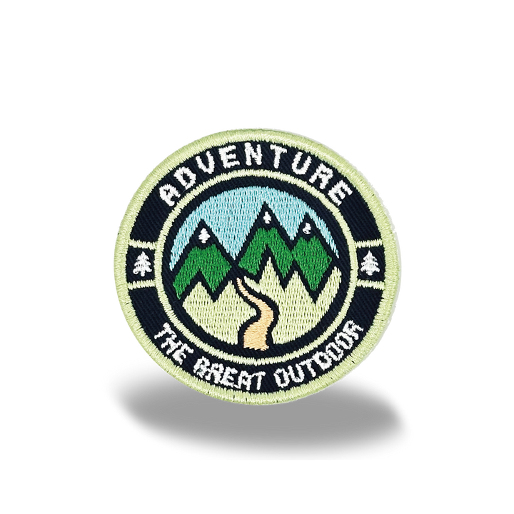 Adventure The Great Outdoor Iron On Embroidery Patch