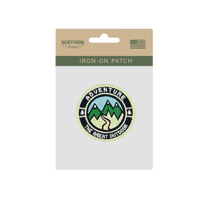 Adventure The Great Outdoor Iron On Embroidery Patch