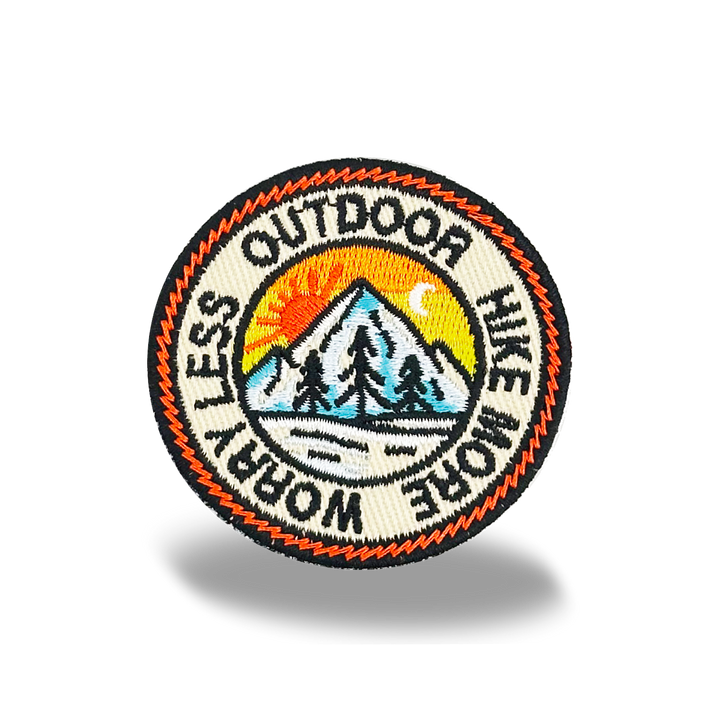 Hike Life Outdoor Iron On Embroidery Patch