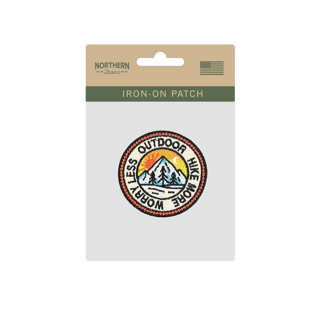 Hike Life Outdoor Iron On Embroidery Patch