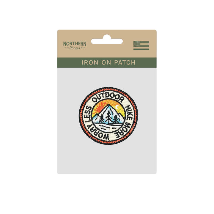 Hike Life Outdoor Iron On Embroidery Patch