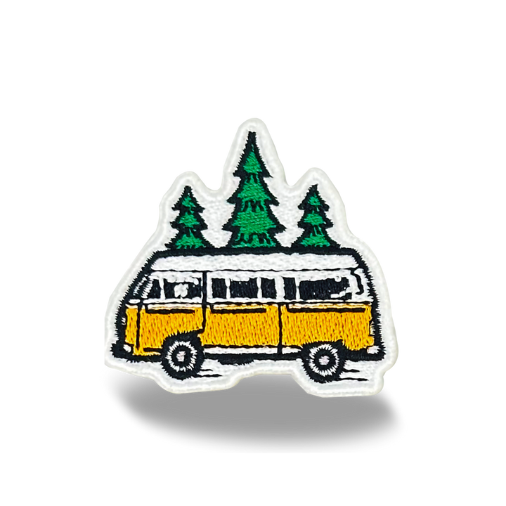Adventure Van Iron On Embroidery Patch