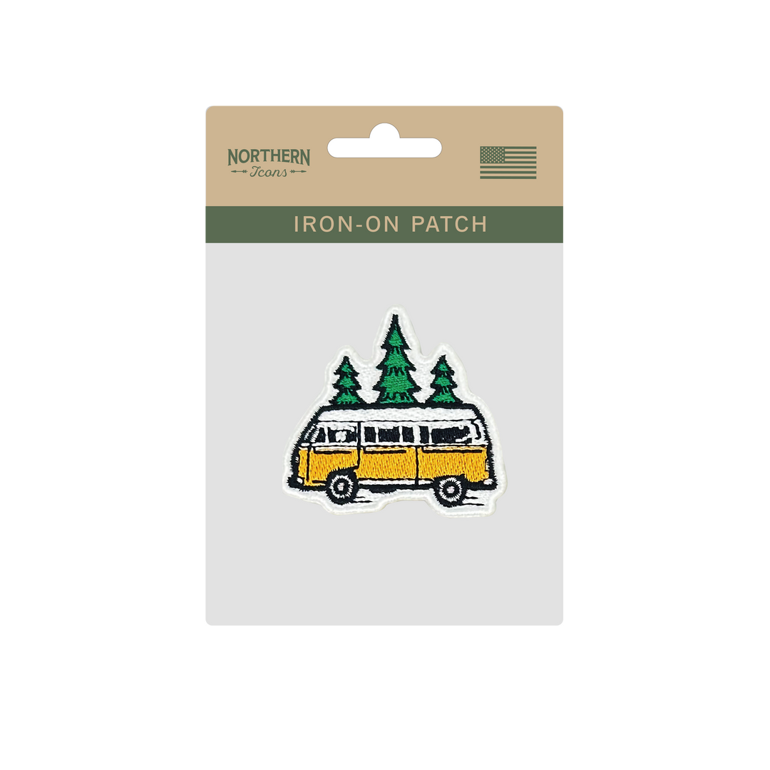 Adventure Van Iron On Embroidery Patch