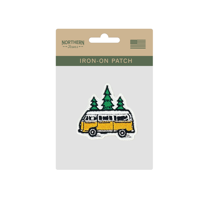 Adventure Van Iron On Embroidery Patch