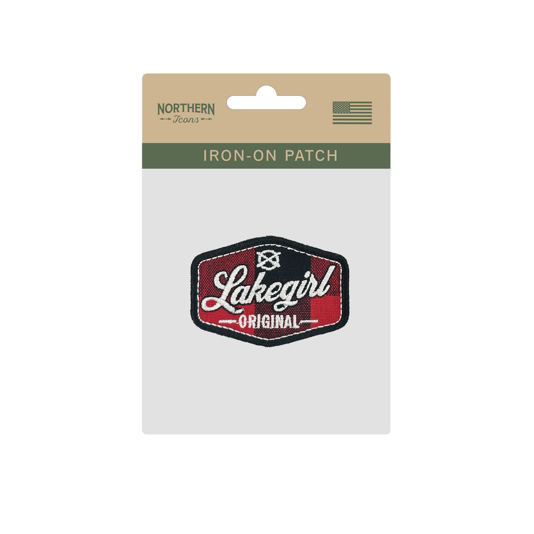 Lakegirl Original – Embroidered Iron On Embroidery Patch