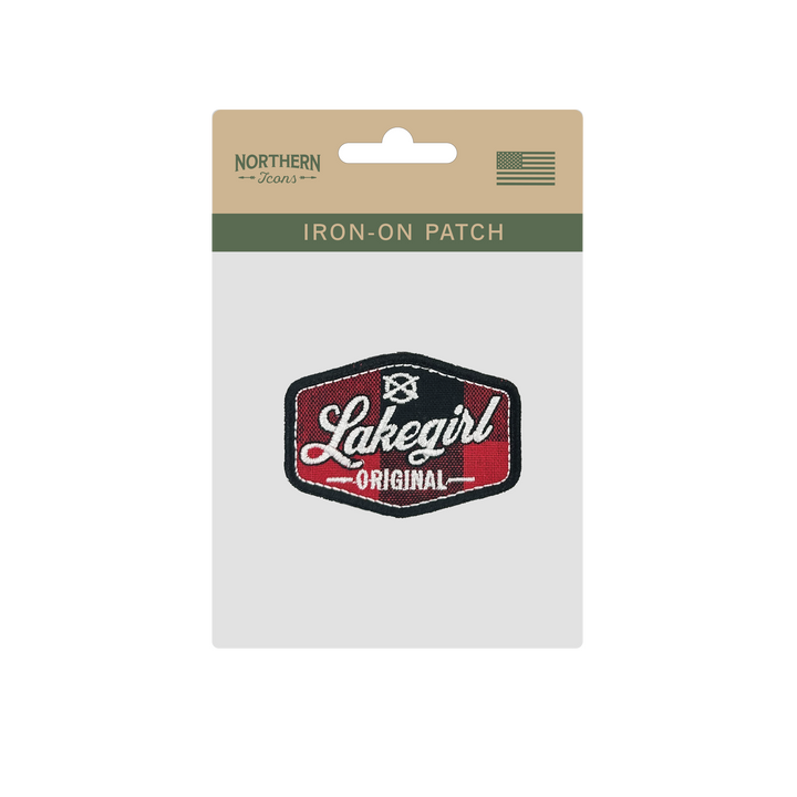 Lakegirl Original – Embroidered Iron On Embroidery Patch