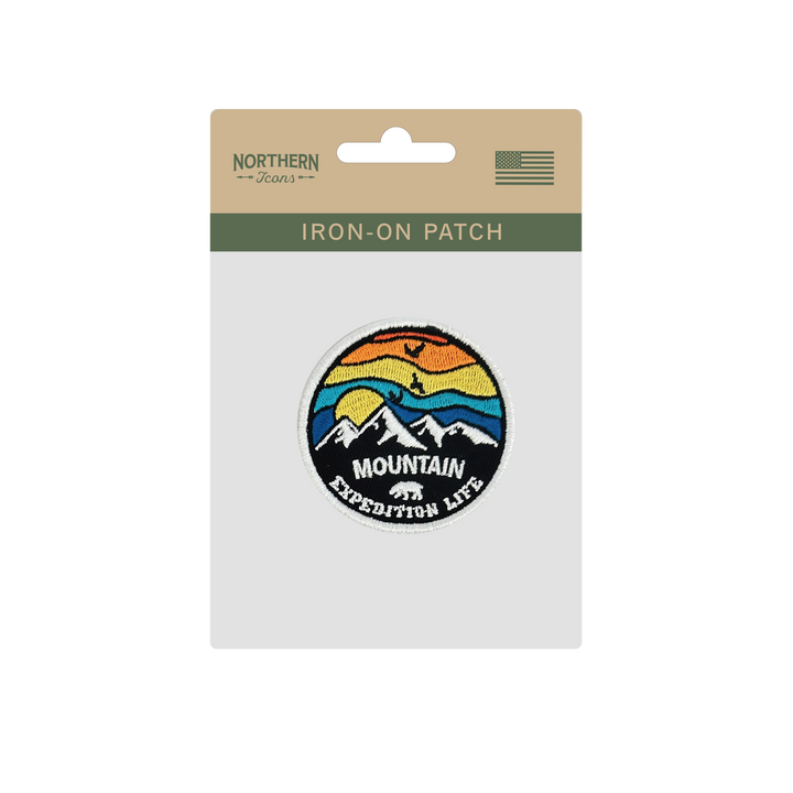 Mountain Expedition Life Iron On Embroidery Patch