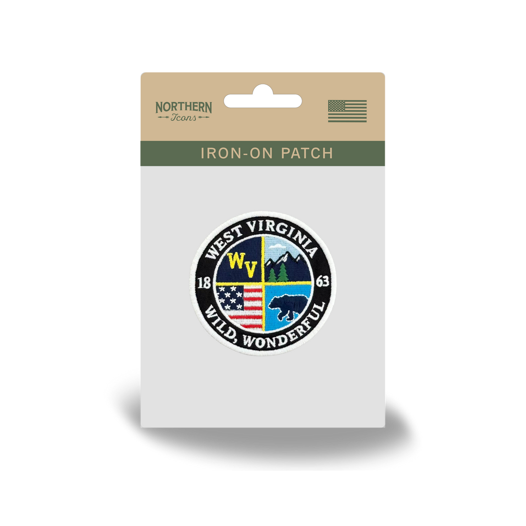 West Virginia Wild Wonderful Embroidered Patch
