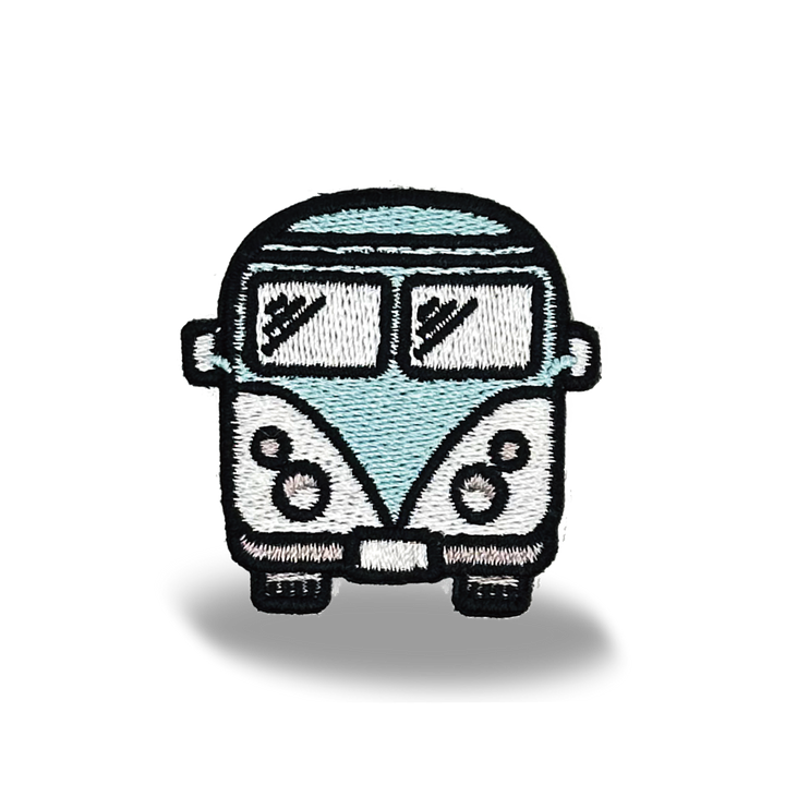 Retro Camper Van Iron On Embroidery Patch