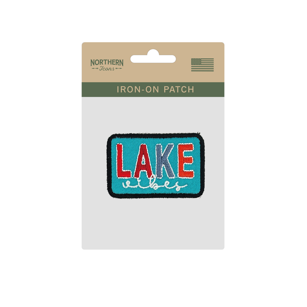 Lake Vibes Iron On Embroidery Patch