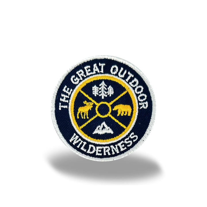 The Great Outdoor Wilderness Iron On Embroidery Patch