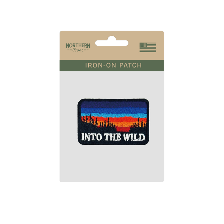 Into the Wild Sunset Iron On Embroidery Patch