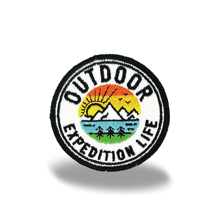 Outdoor Expedition Life Iron On Embroidery Patch