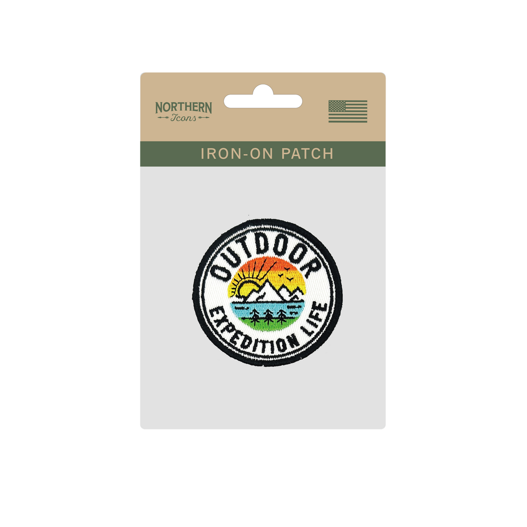 Outdoor Expedition Life Iron On Embroidery Patch