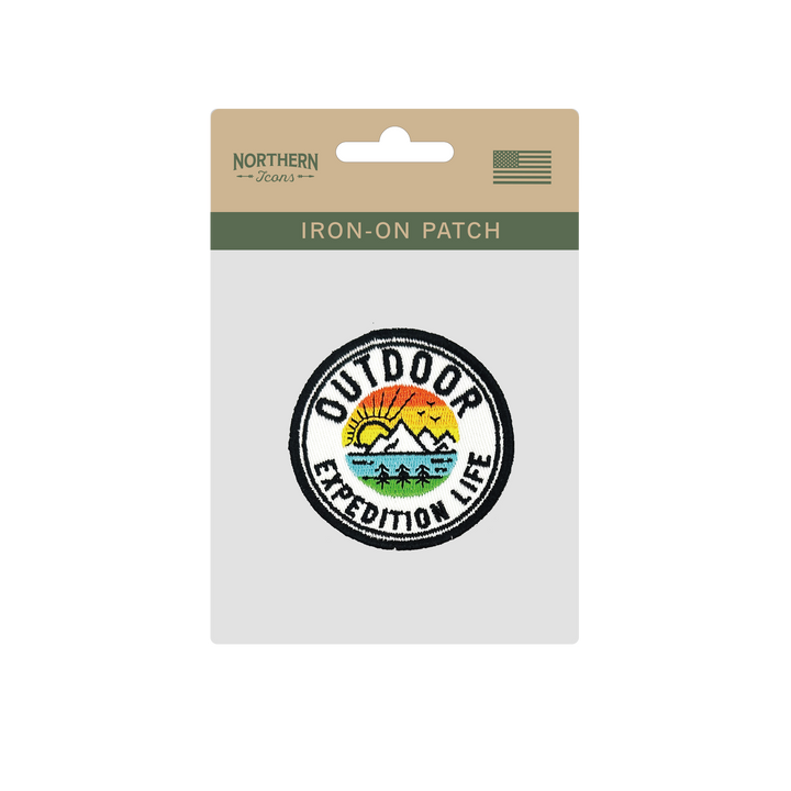 Outdoor Expedition Life Iron On Embroidery Patch